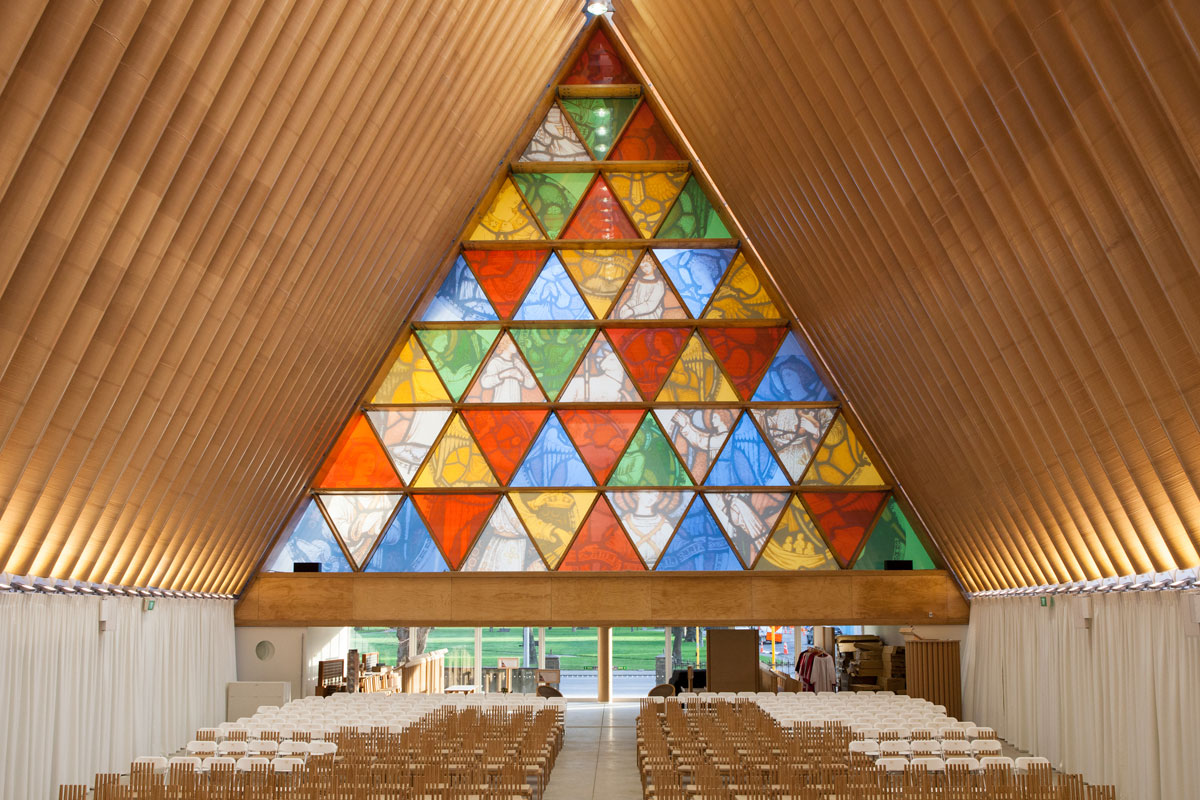 Cardboard Cathedral na Nova Zelândia