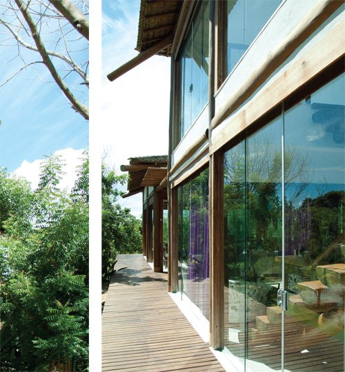 Casa de vidro na Bahia