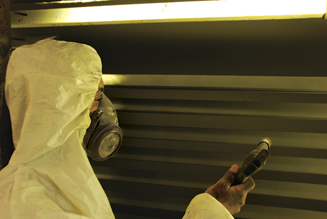 Processo de pintura eletrostática