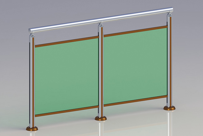 corrimão e torre Versatti