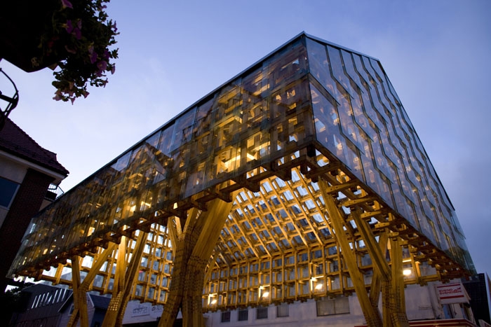 Pavilhão de vidro na Noruega