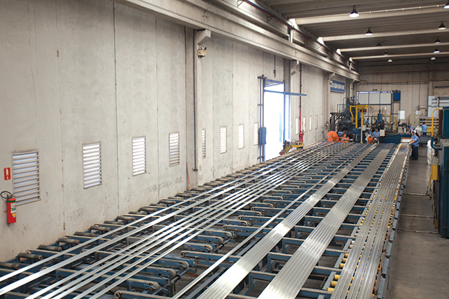 Linha de produção da empresa em Indaiatuba, no interior de São Paulo