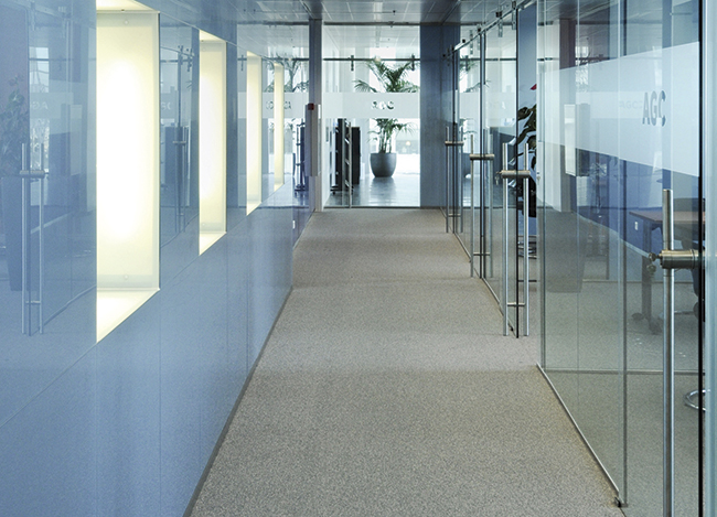 Vidro float Planibel Fumê, vidro pintado LACOBEL 